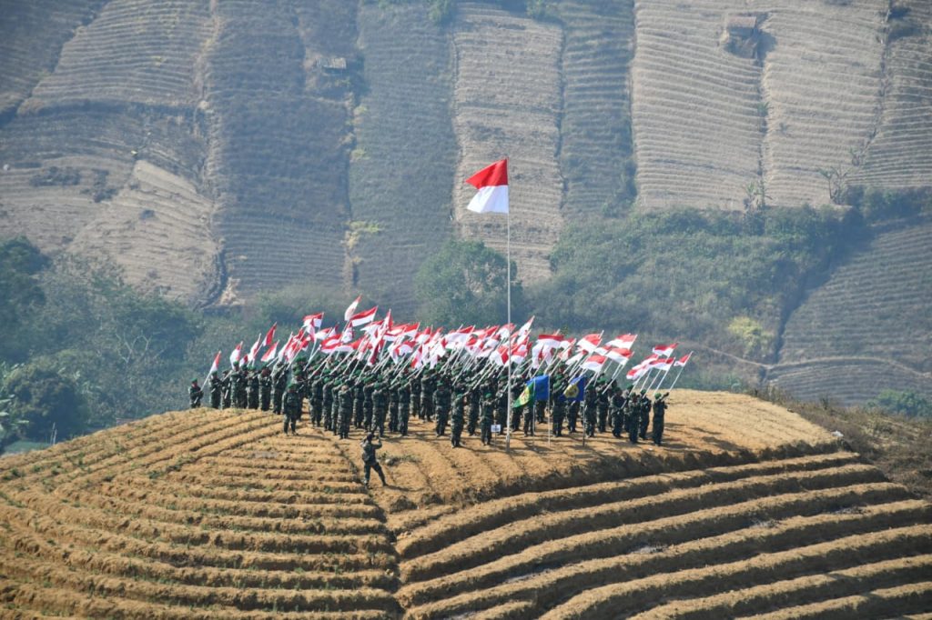 Puncak Peringatan HUT TNI ke - 78 diadakan di Bukit Panyaweuyan