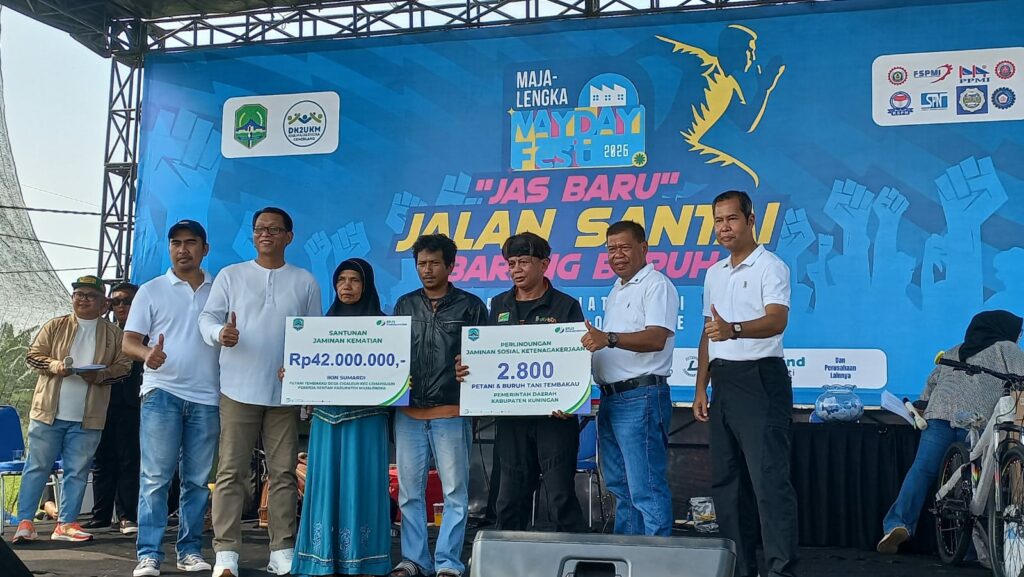 Jalan Santai May Day 2026, Bupati Eman Pastikan Kesempatan Kerja Tanpa Diskriminasi