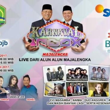 Karnaval Inbox SCTV Live di Alun – Alun Majalengka