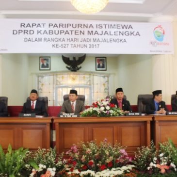 Bupati Hadiri Rapat Paripurna Istimewa DPRD Kabupaten Majalengka