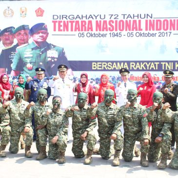 Bupati Pimpin Upacara Peringatan Hari Ulang Tahun TNI Ke-72