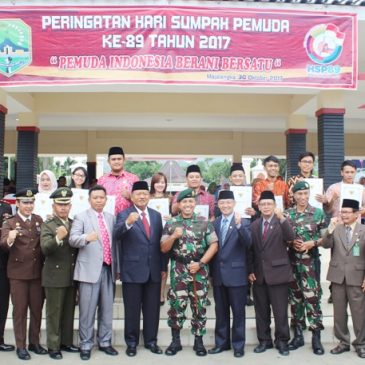 Bupati Pimpin Upacara Hari Sumpah Pemuda Ke-89 Tahun 2017