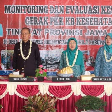 Wakil Bupati Hadiri Monitoring dan Evaluasi Kesatuan Gerak PKK KB Kesehatan Tingkat Provinsi Jawa Barat