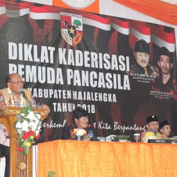 Bupati Hadiri Pembukaan Diklat Kaderisasi Pemuda Pancasila Kabupaten Majalengka Tahun 2018