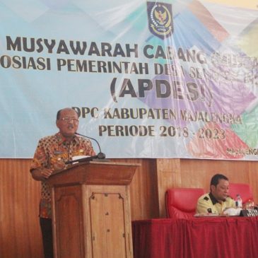 Bupati Buka Muscab APDESI  ke-1 Tahun 2018