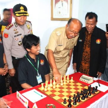 Bupati Buka Piala Catur Nasional GM Utut Adianto Tahun 2018