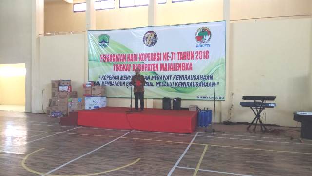 Sekretaris Daerah Majalengka Hadiri Peringatan Hari Koperasi ke 71 Tahun 2018