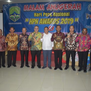 Bupati Hadiri Malam Anugerah “HPN Awards 2019”