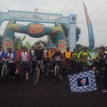 Danlanud S Sukani Gelar Fun Bike HUT TNI AU ke-73