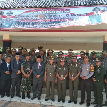 Bupati Majalengka Pimpin Upacara HUT Satpol PP, Satlinmas dan Damkar Tahun 2019