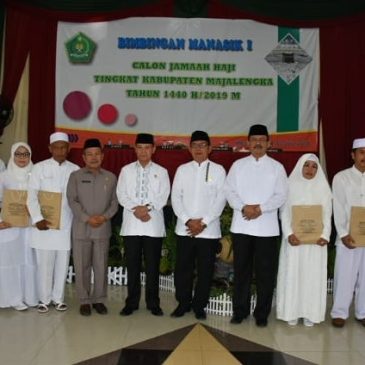 Bupati Resmikan Kegiatan Bimbingan Manasik Calon Jemaah Haji Tahun 1440 H/ 2019 M