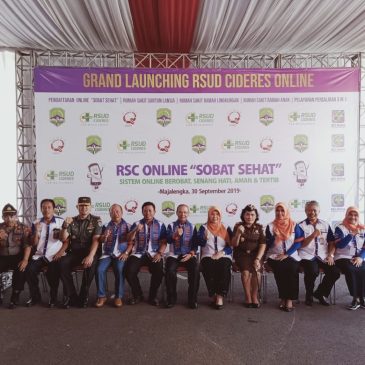 Bupati Hadiri Grand Launching Pendaftaran Online RSUD Cideres