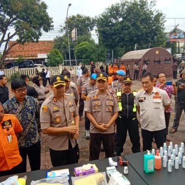 Polres Majalengka Sinergi bersama Dinkes dan BPBD dalam Percepatan Penanganan COVID-19