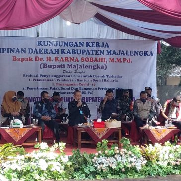 Bupati mengadakan Kunjungan kerja ke Kecamatan Argapura dan Maja