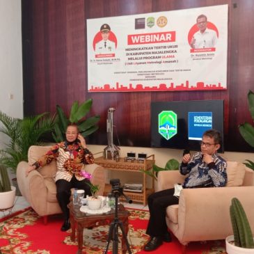 Bupati Jadi Narasumber Webinar Tingkat Nasional “Meningkatkan Tertib Ukur di Kab.Majalengka Melalui Program Ulama