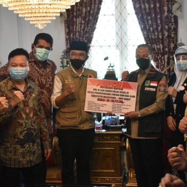 Pemerintah Kabupaten Majalengka terima Bantuan Bencana Dari DPR RI dan Kemensos