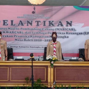 Ketua Kwartir Daerah Jabar Lantik Bupati Majalengka sebagai Ketua Majelis Pembimbing Cabang (MABICAB) Gerakan Pramuka Kab.Majalengka