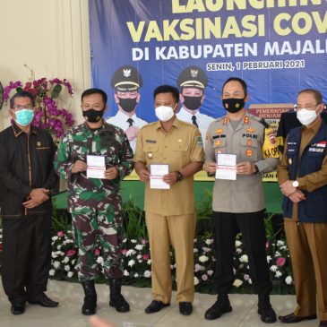 Pemkab Majalengka Launching Vaksinasi COVID-19