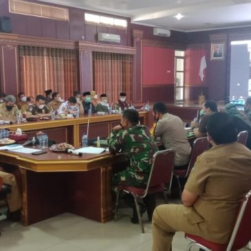 Bupati Pimpin Rakor Persiapan Pemberlakuan PPKM Mikro Ketiga di Kab.Majalengka