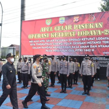 Wakil Bupati Hadiri Apel Gelar Pasukan Operasi Ketupat Lodaya 2021