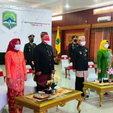 Pemkab Majalengka Ikuti HUT Provinsi Jawa Barat secara Virtual