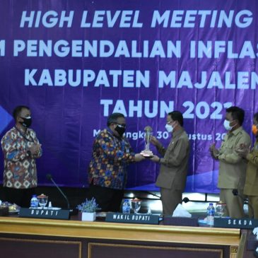 Bupati Pimpin Rakor Pengendalian Inflasi Daerah Kab.Majalengka