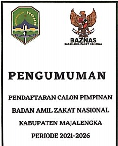 Pengumuman Pemilihan Pimpinan Baznas