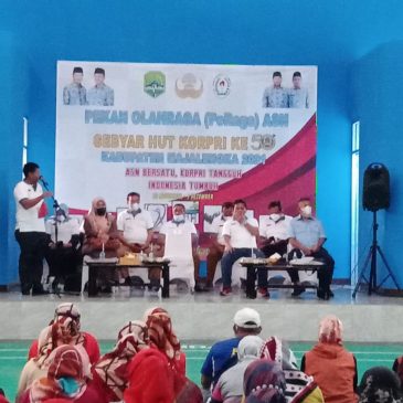 Sekda Buka Kegiatan Pekan Olahraga ASN (PeRaga) Tingkat Kab.Majalengka