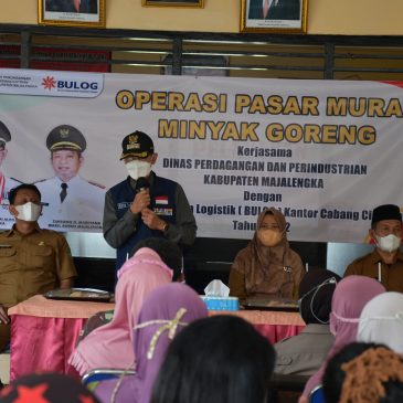 Bupati Monitoring Operasi Pasar Murah Minyak Goreng di 3 Kecamatan