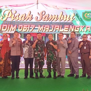 Bupati Hadiri Pisah Sambut Dandim 0617/Majalengka