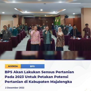 BPS Akan Lakukan Sensus Pertanian Pada 2023 Untuk Petakan Potensi Pertanian di Kabupaten Majalengka