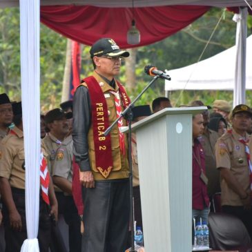 Bupati Buka Perkemahan Bakti Saka Bakti Husada ke-2