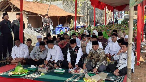 Bupati Hadiri Peletakan Batu Pertama Pembangunan NU Center