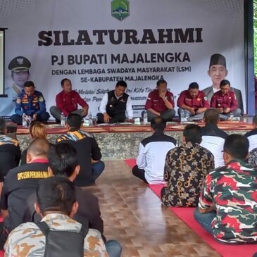 Silaturahmi dengan LSM Pj Bupati H. Dedi Supandi Berharap Sinergitas dan Kolaborasi dalam Memajukan Majalengka