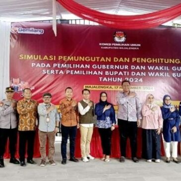 KPU Gelar Simulasi Pemungutan dan Penghitungan Pada Pilkada Serentak 2024