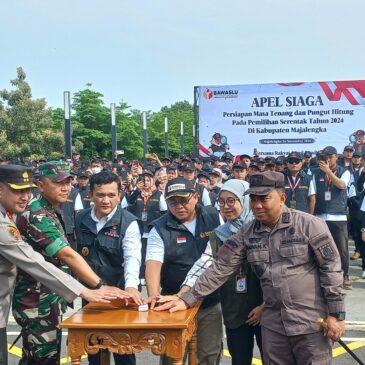 Bawaslu Majalengka Gelar Apel Siaga untuk Wujudkan Pilkada Aman, Netral dan Tenang