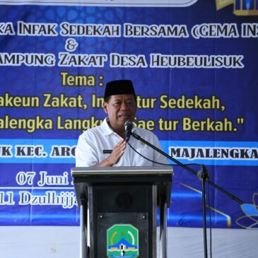 Bupati Eman Suherman Meresmikan Desa Heubeulisuk sebagai “Kampung Zakat”