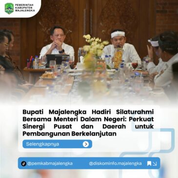 Bupati Majalengka Hadiri Silaturahmi Bersama Menteri Dalam Negeri: Perkuat Sinergi Pusat dan Daerah untuk Pembangunan Berkelanjutan