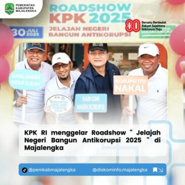 KPK RI menggelar Roadshow ” Jelajah Negeri Bangun Antikorupsi 2025 ” di Majalengka