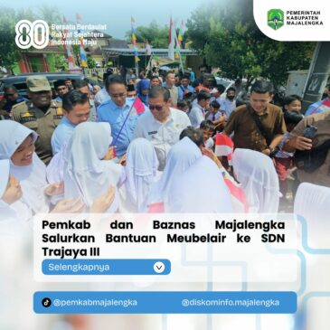 Pemkab dan Baznas Majalengka Salurkan Bantuan Meubelair ke SDN Trajaya III