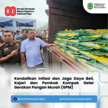 Kendalikan Inflasi dan Jaga Daya Beli, Kejari dan Pemkab Kompak Gelar Gerakan Pangan Murah (GPM)