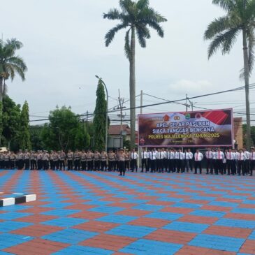 Pemkab dan Polres Majalengka Gelar Apel Siaga Tanggap Darurat Bencana 2025