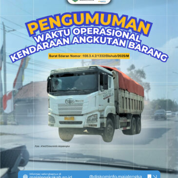 PEMERINTAH KABUPATEN MAJALENGKA TERBITKAN ATURAN WAKTU OPERASIONAL KENDARAAN ANGKUTAN BARANG