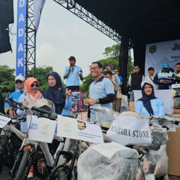 Meriahkan Hari Jadi Kabupaten Majalengka ke-186 , Kecamatan Talaga Gelar Jalan Santai dan Khitanan Massal.