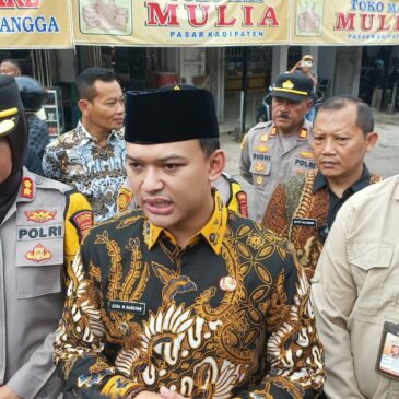 Sidak Pasar Kadipaten, Wabup dan Kapolres Pastikan Stok Pangan Aman Jelang Lebaran.